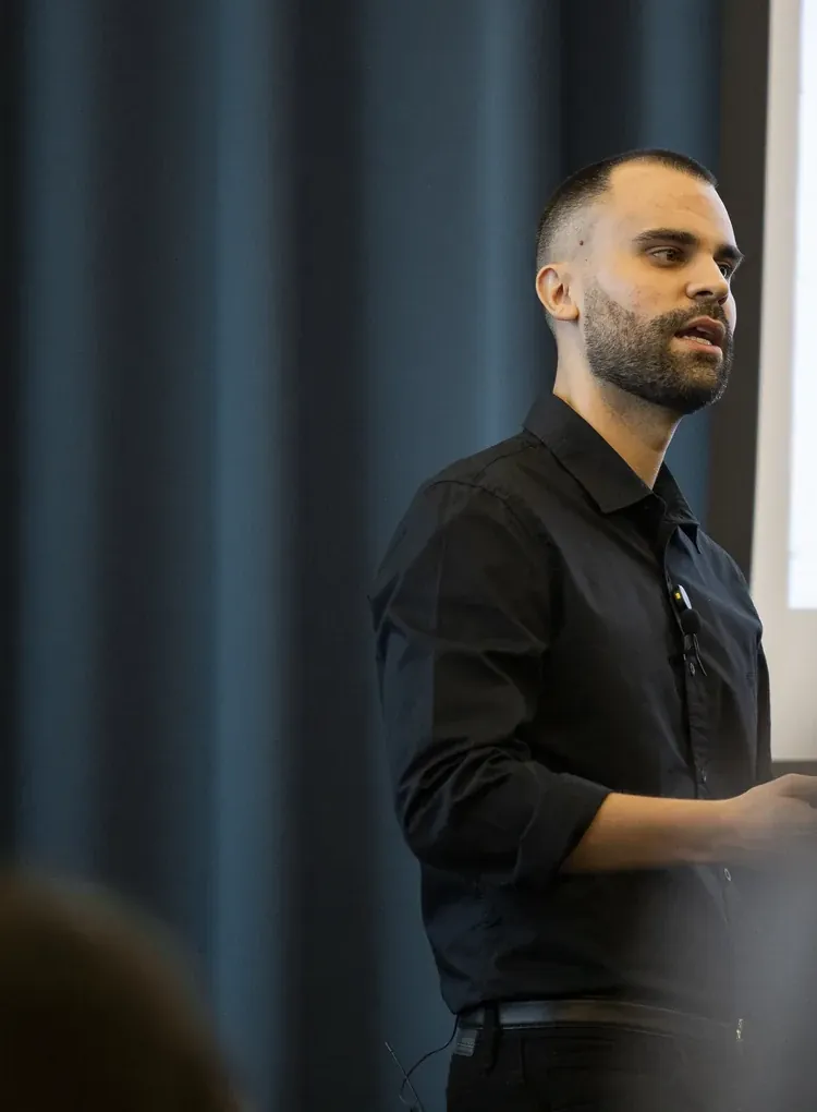 Sérgio Salino a dar uma aula